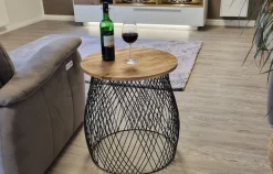 Ambiente Haus Beistelltisch »Urban rundes Beistelltisch käfig -H 50cm« 1 Stk. tlg.