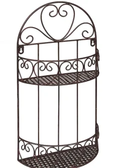 Ambiente Haus Deko-Wandregal »Wandregal rund - antikbraun 50cm« 1 Stk. tlg.