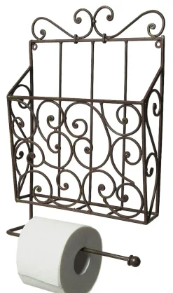 Ambiente Haus Deko-Wandregal »Zeitungs-/Toilettenrollenhalter, vintage« 1 Stk. tlg.