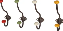 Ambiente Haus Garderobenhaken »Haken mit Keramik - gelb 23cm«