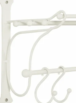 Ambiente Haus Garderobenleiste mit Regal mit Haken, Breite 53 cm
