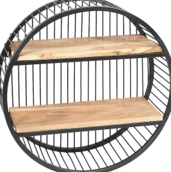 Ambiente Haus Wandregal »Urban rundes Wandregal - (H) 60cm« 1 Stk. tlg.