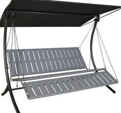 Angerer Freizeitmöbel Hollywoodschaukel »Luxus Smart sand« BxTxH: 210x145x160 cm