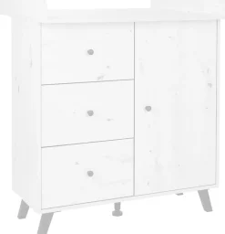 arthur berndt Babymöbel-Set »Babyzimmer Set »Lavea« 2-teilig« Spar-Set, Babymöbel-Set »Lavea« bestehend aus Kinderbett und Wickelkommode,