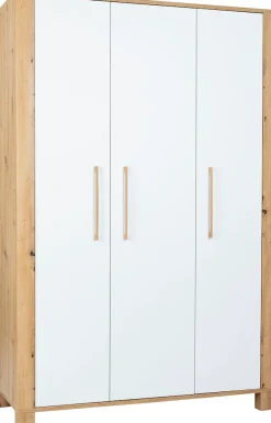arthur berndt Babyzimmer-Komplettset »Babyzimmer Set »Marlon« 3-teilig« Set, Kleiderschrank, Kinderbett und Wickelkommode, 3 Stk. tlg.