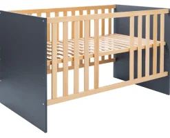 arthur berndt Babyzimmer-Komplettset »Babyzimmer-Set »Alessio« 3-teilig, Anthrazit mit Eiche Artisan Dekor« Set,