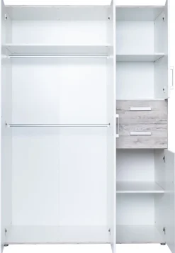 arthur berndt Jugendzimmer-Set »Jugendzimmer-Set »Bente« 2-teilig« 2tlg. -Schrank, Bett, 2 tlg. Stauraumstark, pflegeleicht, zeitlos, Made in Germany