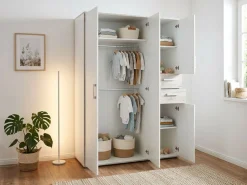 arthur berndt Jugendzimmer-Set »Jugendzimmer-Set »Bente« 5-teilig« 5tlg -Schrank, Bett, Schreibtisch, Sideboard, Standregal, 5 tlg. Stauraumstark, pflegeleicht, zeitlos, Made in Germany