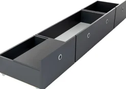arthur berndt Jugendzimmer-Set »Alessio« Set, Kleiderschrank mit Schubfächern, Regalelement, geräumiger Auszug, 4 Stk. tlg. mit Melamin-Oberfläche