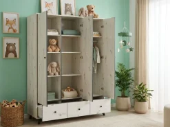 arthur berndt Kleiderschrank »Kinderkleiderschrank »Lavea« 3-türig«