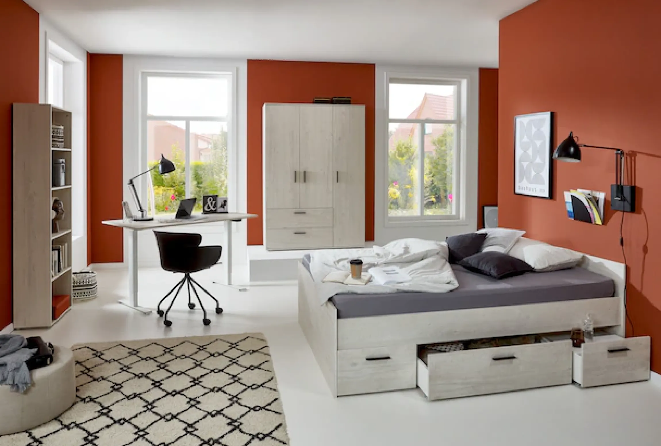 arthur berndt Stauraumbett »Jugendbett »Mathea« 140 x 200 cm«