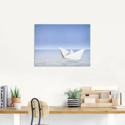 Artland Glasbild »Auf dem Meer« Boote & Schiffe 1 Stk. tlg. in verschiedenen Größen