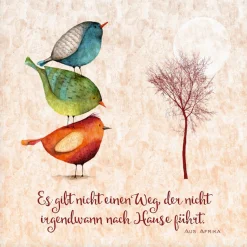 Artland Glasbild »Lebensweisheit Zu Hause« Tiere 1 Stk. tlg. in verschiedenen Größen