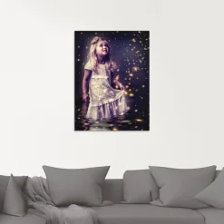 Artland Glasbild »Märchen - Sterntaler« Geschichten & Märchen 1 Stk. tlg. in verschiedenen Größen