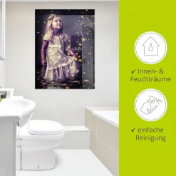 Artland Glasbild »Märchen - Sterntaler« Geschichten & Märchen 1 Stk. tlg. in verschiedenen Größen