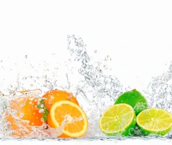 Artland Küchenrückwand »Fruchtig erfrischend gesund Fruchtmix« Alu Spritzschutz mit Klebeband, einfache Montage