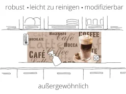 Artland Küchenrückwand »Fruchtig erfrischend gesund Fruchtmix« Alu Spritzschutz mit Klebeband, einfache Montage