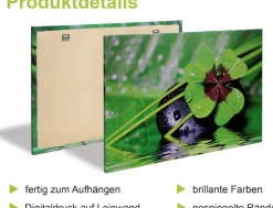 Artland Leinwandbild »Farbexplosion Elefant Löwe Zebra Tiger« Wildtiere 4 Stk. tlg. 4er Set, verschiedene Größen