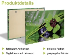 Artland Leinwandbild »Ostergrüße« Blumen | Flower | Küken | Ostern Set, 4 Stk. tlg. in verschiedenen Größen erhältlich