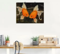Artland Poster »Turtelfische« Wassertiere 1 Stk. tlg. ohne Rahmen