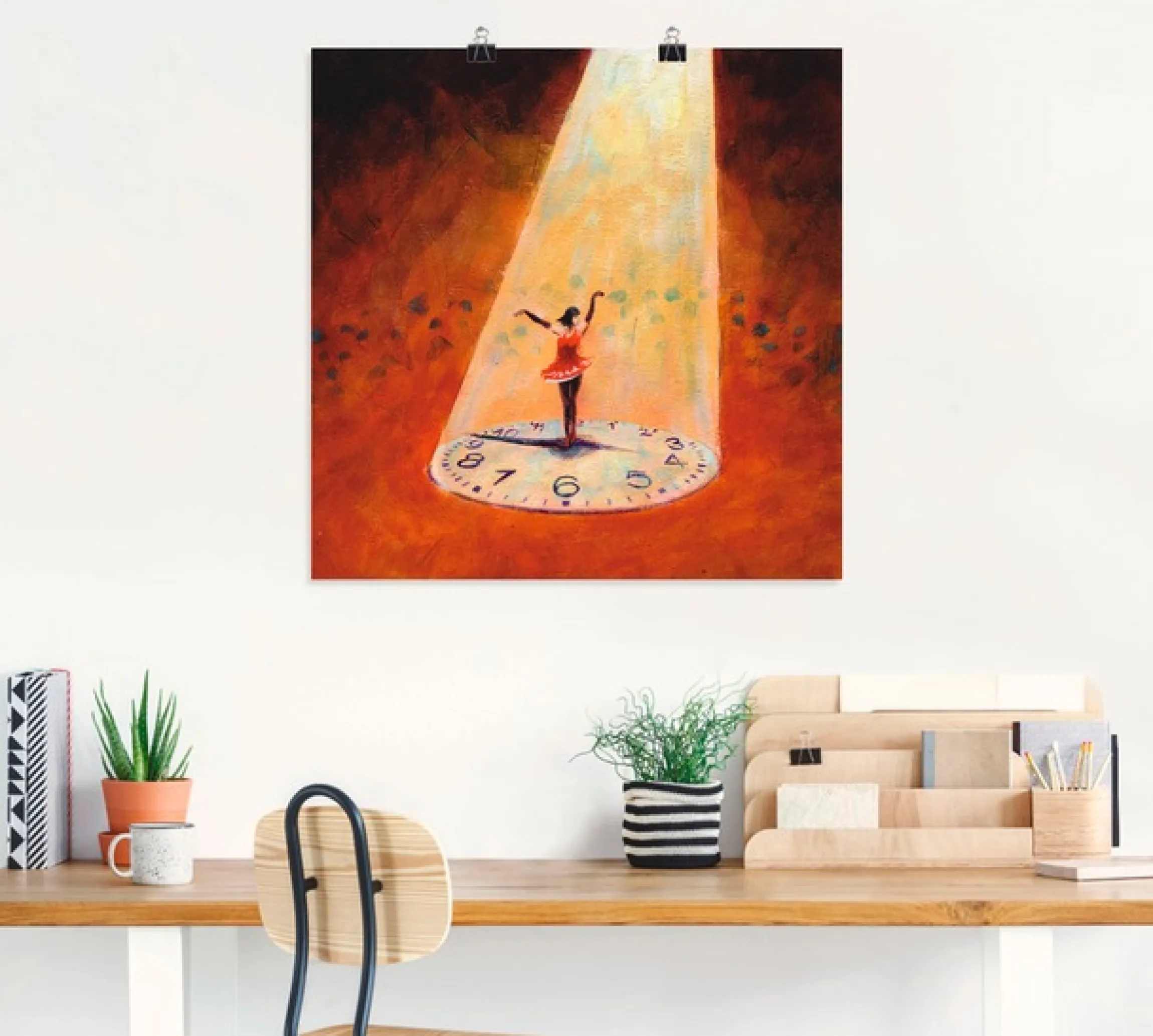 Artland Wandbild »Im Jetzt sein« Frau 1 Stk. tlg. als Leinwandbild, Poster in verschied. Größen