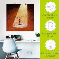 Artland Wandbild »Im Jetzt sein« Frau 1 Stk. tlg. als Leinwandbild, Poster in verschied. Größen