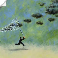 Artland Wandbild »Wolkenfänger« Mann 1 Stk. tlg. als Leinwandbild, Poster in verschied. Größen