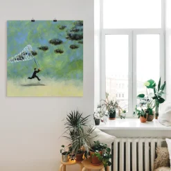 Artland Wandbild »Wolkenfänger« Mann 1 Stk. tlg. als Leinwandbild, Poster in verschied. Größen