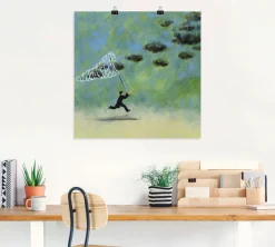 Artland Wandbild »Wolkenfänger« Mann 1 Stk. tlg. als Leinwandbild, Poster in verschied. Größen