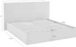 ATLANTIC home collection Bettgestell »Melody« mit Bettkasten und Lattenrost
