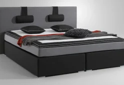 ATLANTIC home collection Boxspringbett »Rick« mit Bonnell-Federkernmatratze, inkl. Topper