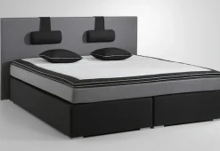 ATLANTIC home collection Boxspringbett »Rick« mit Bonnell-Federkernmatratze, inkl. Topper