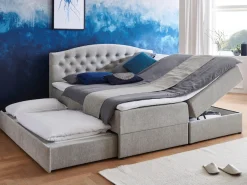 ATLANTIC home collection Boxspringbett »Lotte« mit Topper, Bettkasten und Gästebett