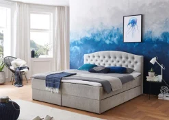 ATLANTIC home collection Boxspringbett »Lotte« mit Topper, Bettkasten und Gästebett