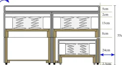ATLANTIC home collection Boxspringbett »Lotte« mit Topper, Bettkasten und Gästebett