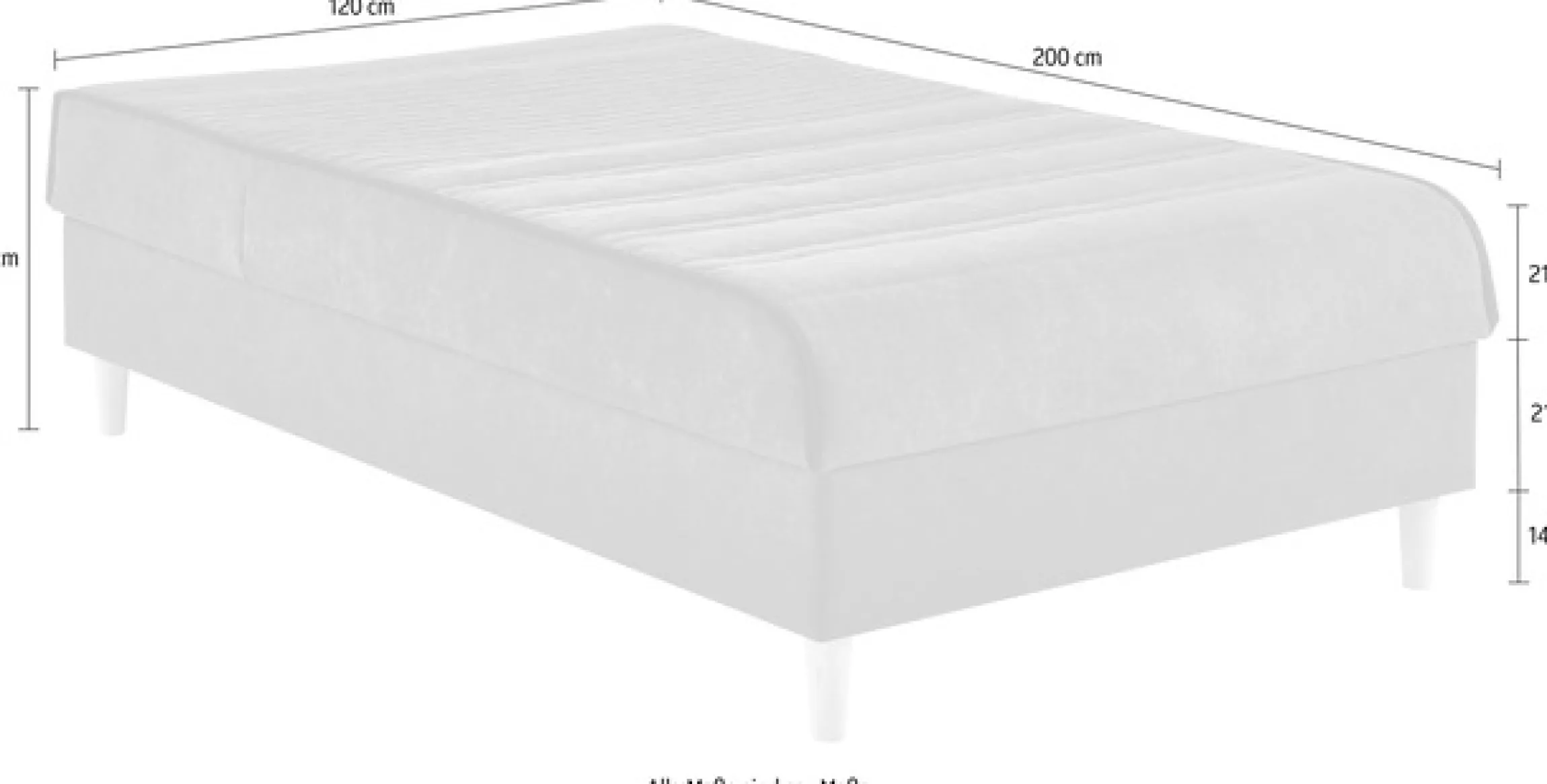 ATLANTIC home collection Boxbett »Sababa« mit Bettkasten