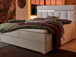 ATLANTIC home collection Boxbett »Tessa« mit LED-Beleuchtung und Bettkasten