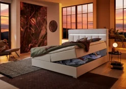 ATLANTIC home collection Boxbett »Tessa« mit LED-Beleuchtung und Bettkasten