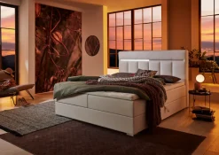 ATLANTIC home collection Boxbett »Tessa« mit LED-Beleuchtung und Bettkasten