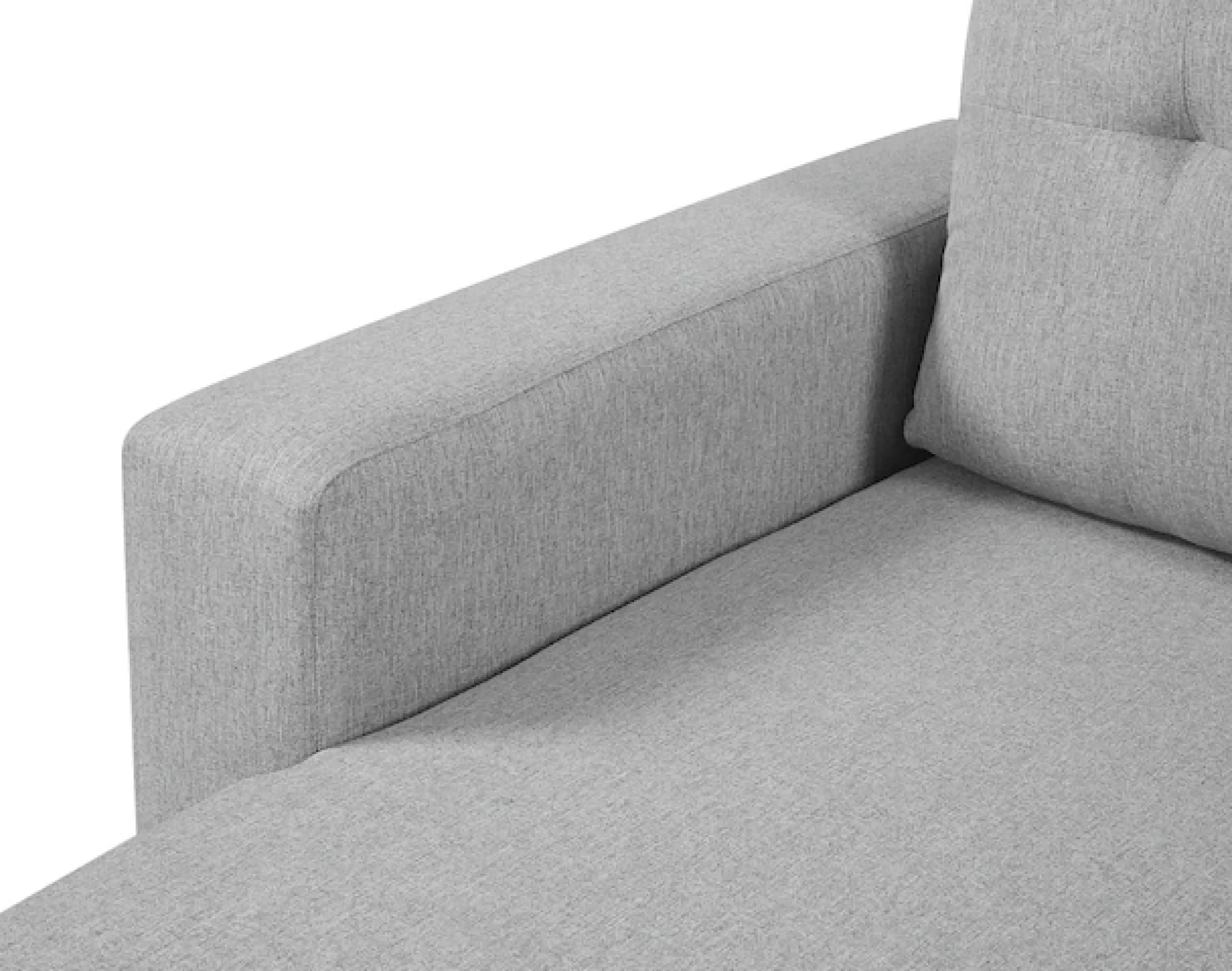 ATLANTIC home collection Ecksofa »Gino L-Form« mit Schlaffunktion und Stauraum, Recamiere beidseitig montierbar