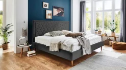 ATLANTIC home collection Polsterbett »Paulin« mit gestepptem Kopfteil