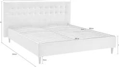 ATLANTIC home collection Polsterbett »Veronika« mit Bettkasten und Lattenrost