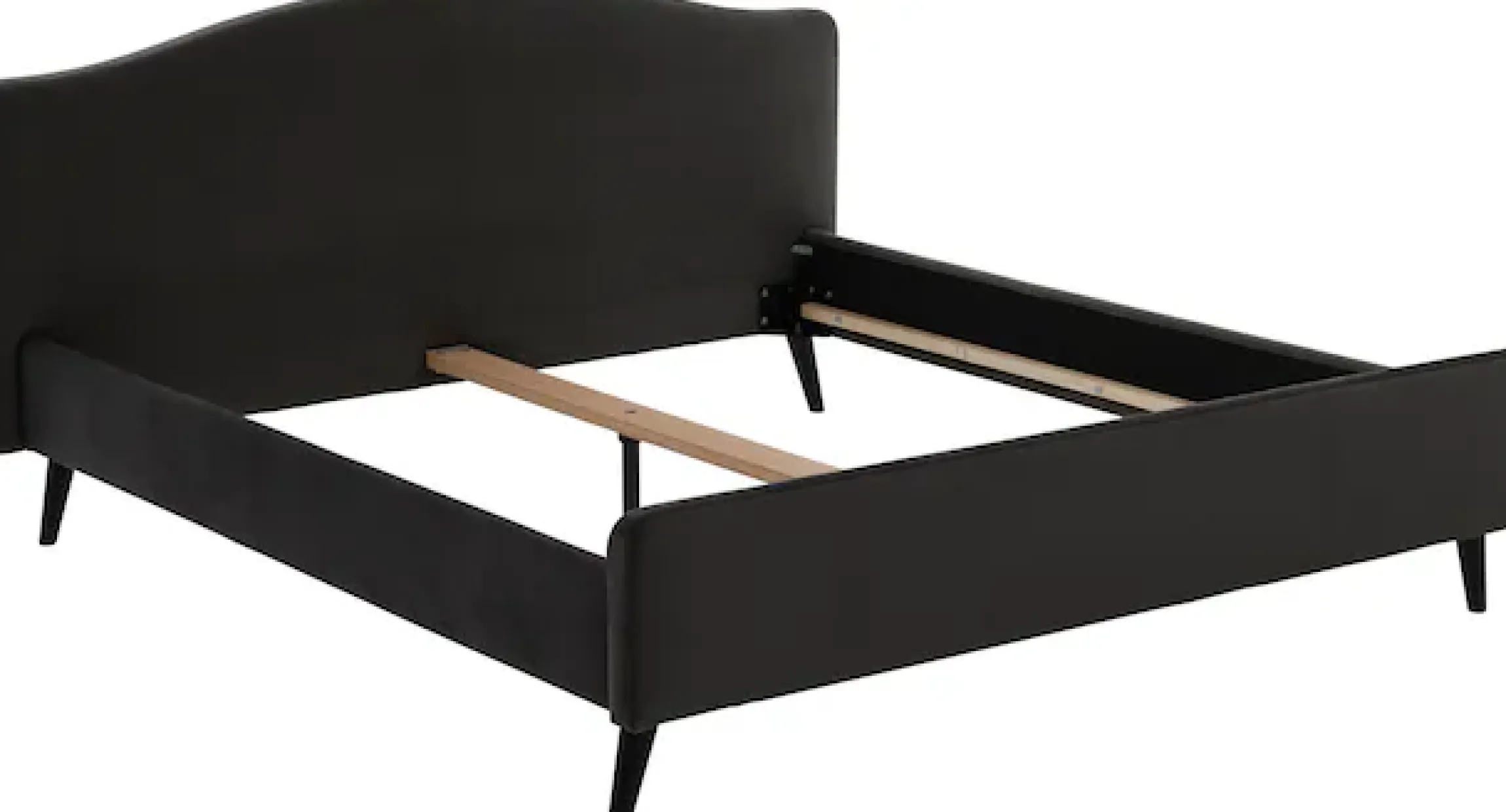 ATLANTIC home collection Polsterbett »Tamiga« mit Massivholzfüße