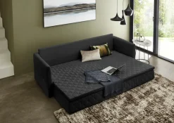ATLANTIC home collection Schlafsofa »Ken« mit Schlaffunktion, inklusive Topper mit abnehmbarem Bezug