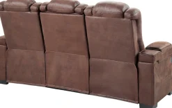 ATLANTIC home collection 3-Sitzer »Faris, Kinosofa, inkl. Relaxfunktion, B: 208cm« Zwei Relaxfunktionen, klappbare Konsole mit Getränkehalter