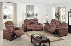 ATLANTIC home collection 3-Sitzer »Faris, Kinosofa, inkl. Relaxfunktion, B: 208cm« Zwei Relaxfunktionen, klappbare Konsole mit Getränkehalter