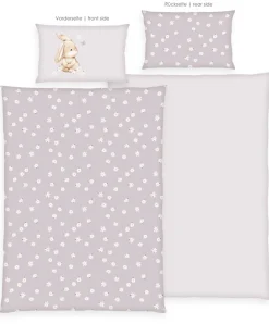 Baby Best Babybettwäsche »BabyBest Flower Bunny« 2 Stk. Flanellbettwäsche
