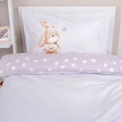 Baby Best Babybettwäsche »BabyBest Flower Bunny« 2 Stk. Flanellbettwäsche