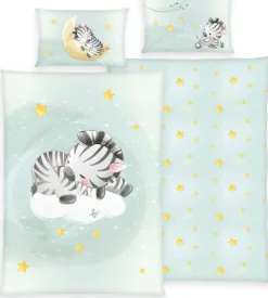 Baby Best Babybettwäsche »babybest Zebra« 2 Stk. mit liebevollem Motiv