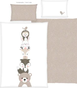 Baby Best Babybettwäsche »babybest Woodland Crew« 1 Stk. mit Wendefunktion